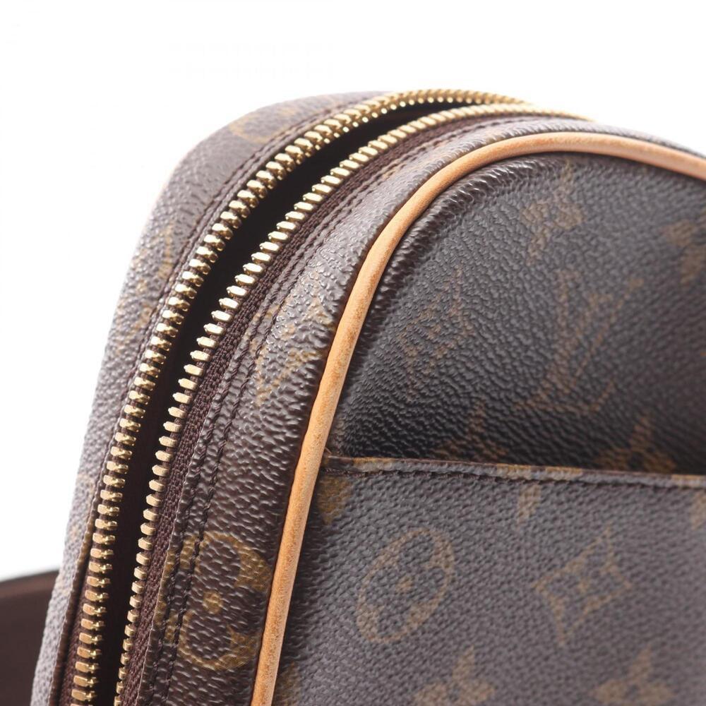 LOUIS VUITTON Authentic Brown Monogram Leather Pochette Fanny Pack - Picture 5 of 7